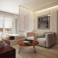 intérieur d'un studio 45 m² photo