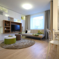 intérieur appartement 1 chambre 36 m² design
