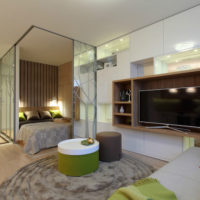 intérieur d'un appartement d'une chambre 36 m² photo