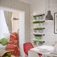 cuisine dans un studio design photo