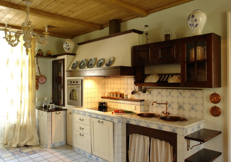 cocina de estilo retro
