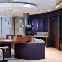 cuisine mauve