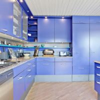 cuisine en photo bleu