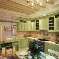 cuisine dans les options vertes