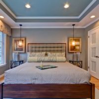 décoration du plafond dans les idées de design chambre