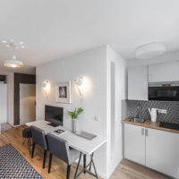 décoration d'une cuisine dans une niche