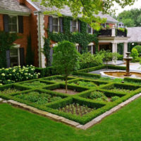 jardin avec des lits de jardin idées de conception de chalet
