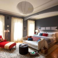 plafond dans la photo de la chambre