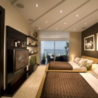 plafond de la chambre design moderne