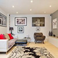 design moderne d'une pièce Khrouchtchev