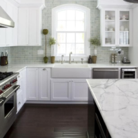 intérieur de cuisine blanc