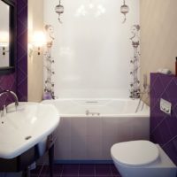 salle de bain design d'intérieur 6 m²