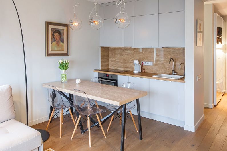 comedor en la cocina