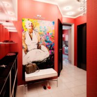 couloir dans un appartement dans une conception des idées maison de panneau