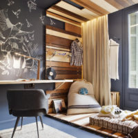 salle rectangulaire intérieur élégant