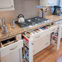 ideas de diseño de cocina rectangular