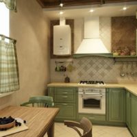 diseño de foto de cocina rectangular