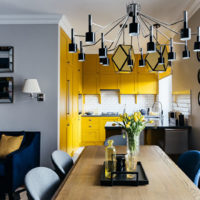 ideas de diseño de cocina rectangular