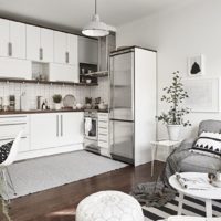 ideas de diseño de cocina rectangular