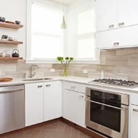 ideas de decoración de cocina rectangular