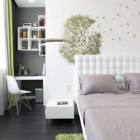idées de design d'étude de chambre