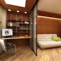 idées de design d'étude de chambre