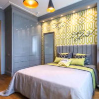 Idées de design de chambre à coucher de 14 m2