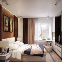 Idées d'intérieur de chambre à coucher de 14 m2