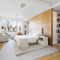 chambre dans un appartement design moderne