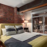 chambre dans l'appartement design élégant