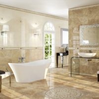 belles options de carreaux de salle de bain