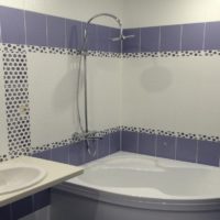 idées de photo de tuile de salle de bains