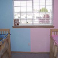 chambre garçon et fille zonage de couleur