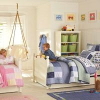 chambre d'enfant pour un garçon et une fille design photo