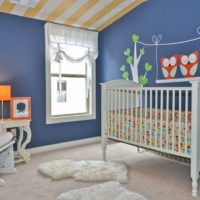 chambre de bébé pour lit blanc nouveau-né