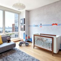 chambre d'enfants pour un design de lumière nouveau-né