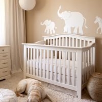 chambre d'enfants pour la décoration du nouveau-né