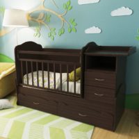 chambre de bébé pour transformateur de lit nouveau-né