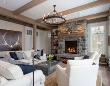 chalet de design d'intérieur