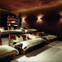 idées de design d'intérieur de cinéma maison
