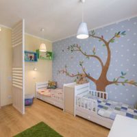 chambre pour la décoration intérieure des enfants gais