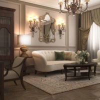 conception de photo d'appartement de style classique