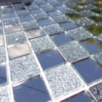 carrelage de salle de bain en verre