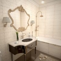 carreaux de salle de bain de style classique