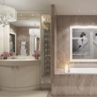 L'intérieur de la salle de bain sans erreurs