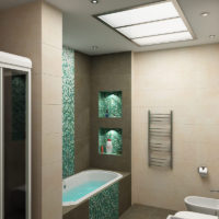 Harmonieux intérieur de salle de bain