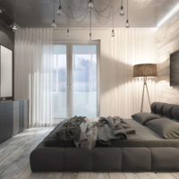 L'intérieur de la pièce combinée d'un studio
