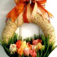 Couronne de Pâques à faire soi-même en tresse
