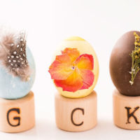 Décoration de fête des oeufs pour Pâques
