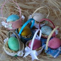 Paniers de Pâques miniatures bricolage